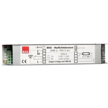 BEG Safetylux WER 36V/3h or battery 1h inverter module (9253)