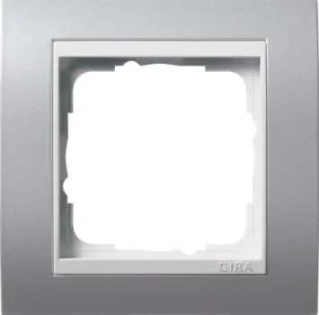 Gira 0211326, 1-gang intermediate cover frame RW Gira Event F Aluminum