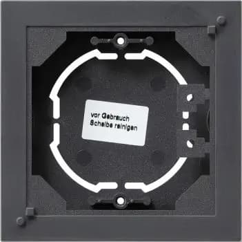 Gira 021928, surface-mounted flat 1-gang enclosure, System 55, anthracite