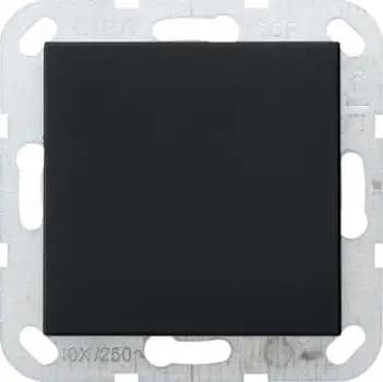 Gira 0268005, mounting ring for blanking cover, System 55, black matt