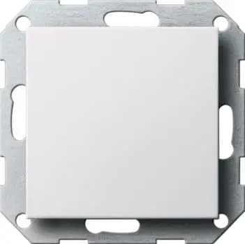 Gira 026803, blanking cover mounting ring System 55, pure white