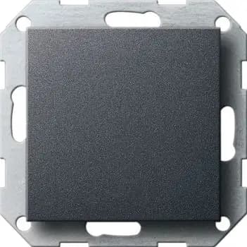Gira 026828, blanking cover mounting ring for System 55, anthracite