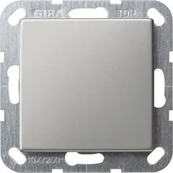 Gira 0268600, blanking cover support ring System 55, stainless steel