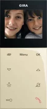 Gira 123901, Apartment Video Indoor Station AP Plus, System 55, Cream White