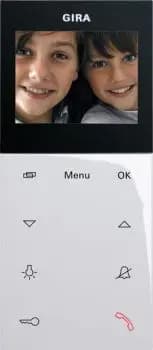 Gira 123903, Video apartment station AP Plus System 55, Pure white