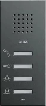 Gira 125028, surface-mounted apartment station System 55, anthracite