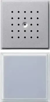 Gira 126065, 1-button flush-mounted door station Gira TX_44 (WG UP) F Aluminium