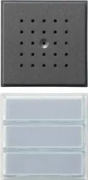 Gira 126167, 3-button flush-mounted door station Gira TX_44 (WG UP) Anthracite