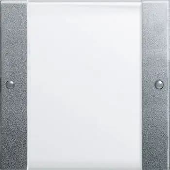 Gira 213126, rocker set 1f BSF System 55 clear/F aluminium