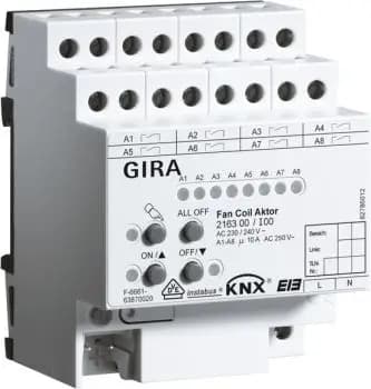 Gira 216300, Fan Coil Actuator KNX REG