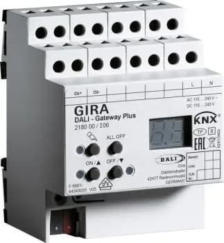 Gira 218000, DALI Gateway Plus KNX REG