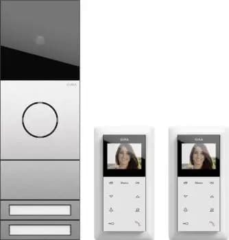 Gira 2417000, ZFH package Video System 106, stainless steel