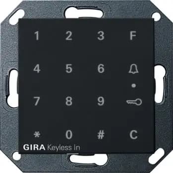 Gira 2605005, Gira Keyless In coded keypad System 55 black m