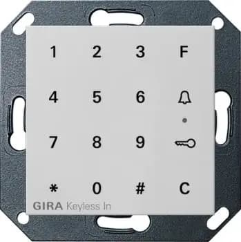 Gira 2605015, Gira Keyless In code keypad System 55 Grey matt
