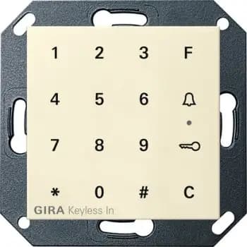 Gira 260501, Gira Keyless In code keypad, System 55, cream white