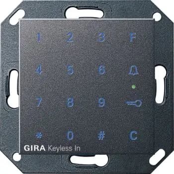Gira 260528, Gira Keyless In code keypad System 55 anthracite