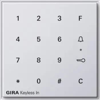Gira 260566, Gira Keyless In code keypad Gira TX_44 (WG UP) pure white