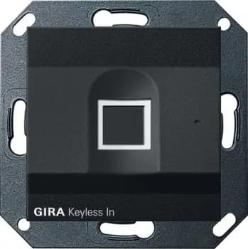 Gira 2617005, Gira Keyless In Fingerprint Reading Unit System 55 Black m