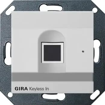 Gira 2617015, Gira Keyless In Fingerprint Reading Unit System 55 Gray Matt