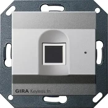 Gira 261726, Gira Keyless In fingerprint reading unit System 55 F, aluminium