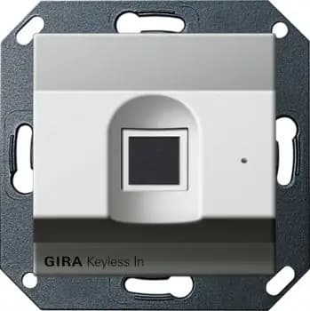 Gira 2617600, Gira Keyless In fingerprint reader unit, System 55, stainless steel (lacquered)