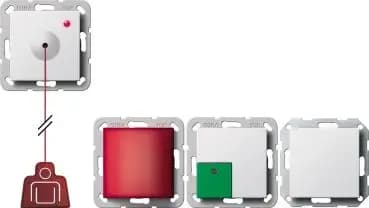 Gira 291403, emergency call set System 55, pure white