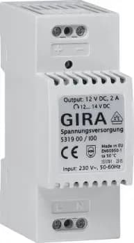 Gira 531900, DC 12 V 2 A regulated electronic power supply