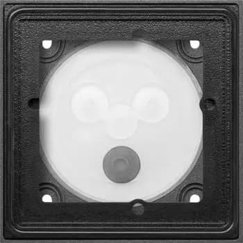 Gira 551100, flush-mounted housing 1-gang System 106