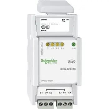 Schneider MTN644492, Binary input REG-K/4x10, light gray