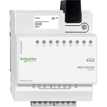 Schneider MTN644692, Binary input REG-K/8x230, light gray