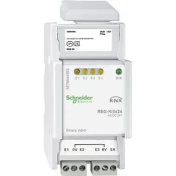 Schneider MTN644892, Binary input REG-K/4x24, light gray