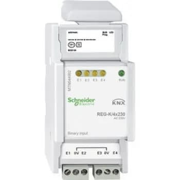 Schneider MTN644992, Binary input REG-K/4x230, light gray