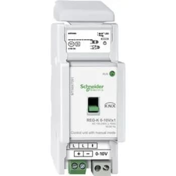 Schneider MTN647091, 0-10 V control unit REG-K/1fach with manual operation, light gray