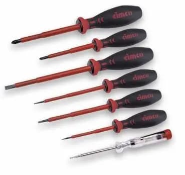 Cimco 7-piece electrician's screwdriver set (117802)