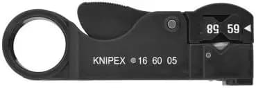 Knipex 100 mm coaxial cable stripping tool (16 60 05 SB)