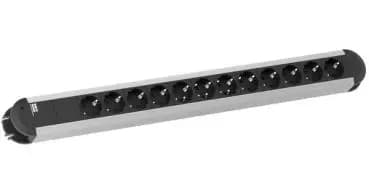 Bachmann 331.012 CLASSIC LINE PRIMO 12-socket aluminum tabletop power outlet (331.012)