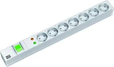 Bachmann 333.405 19-inch 1U 7-socket UESS switched power strip (333.405)