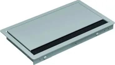 Bachmann for Coni short cover, 3-fold, silver-grey RAL9006 mounting frame (338.0081)