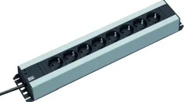 Bachmann 300.006 8-socket contractor power strip, without switch (300.006)