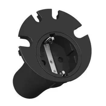 Bachmann LOOP IN 1xCEE7/3 4xKBD black RAL9005 power strip (938.001)