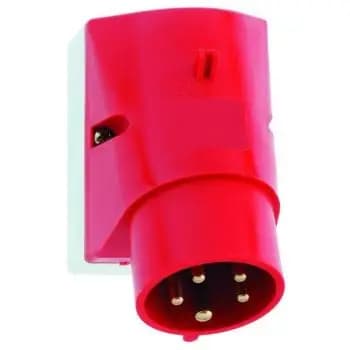 Bals 16A 5-pole 400V 6h IP44 100x75mm wall-mounted appliance plug (2415)