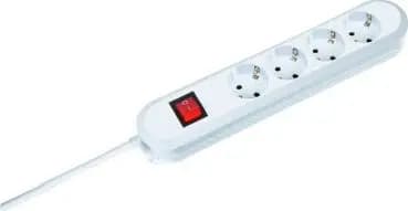 Bachmann 381.230K 4-socket white table outlet (381.230K)