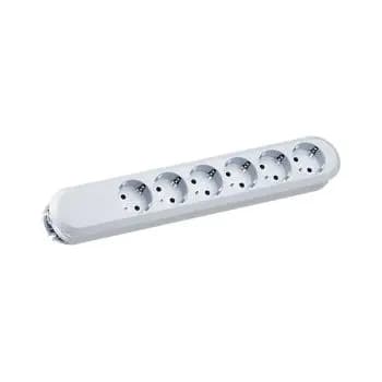 Bachmann 381.246K 6-socket white tabletop power outlet (381.246K)