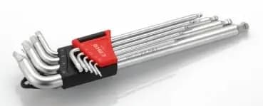 Cimco 9-piece hexagon pin key set (110606)