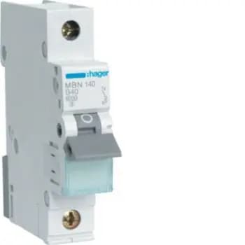 Hager MBN140 single-pole B40A 6kA 1M circuit breaker (MBN140)