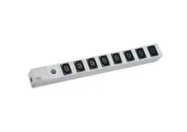 Bachmann 8-outlet IEC 10A 333.540 19" 1U power strip (333.540)