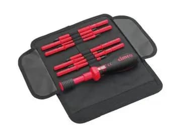Cimco 114806 9-piece VDE torque screwdriver set (114806)