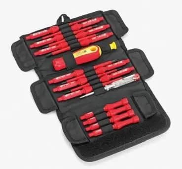 Cimco 117862 18-piece VDE screwdriver interchangeable-blade set (117862)