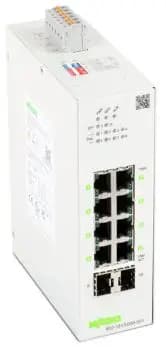 Wago 8-Port 1000BASE-T, 2-Slot 1000BASE-SX/LX Lean-Managed-Switch (852-1813/000-001)
