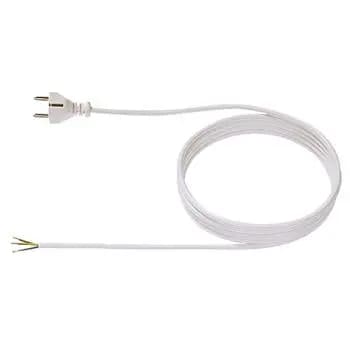 Bachmann 311.273 H03VV-F 3G0,75 white supply lead (311.273)